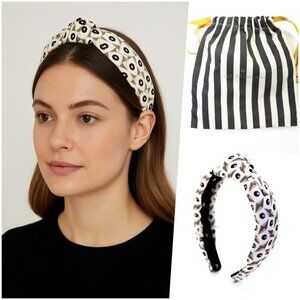 RARE Lele Sadoughi Pop Art Padded Knotted Statement Headband NWOT